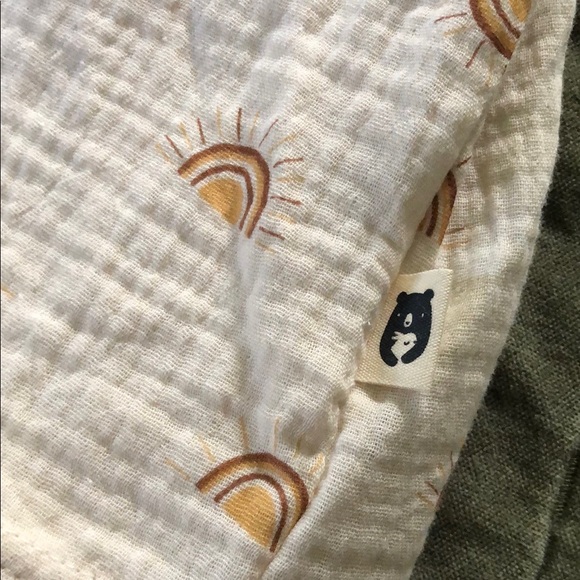 Muslin Ruffled Dress with Rainbow Pattern - Picture 5 of 5